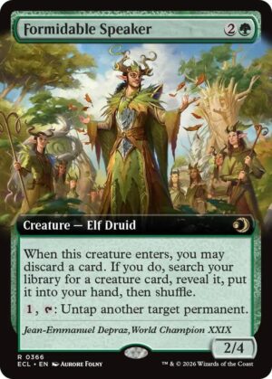 Formidable Speaker (Extended Art) - 366: Lorwyn Eclipsed