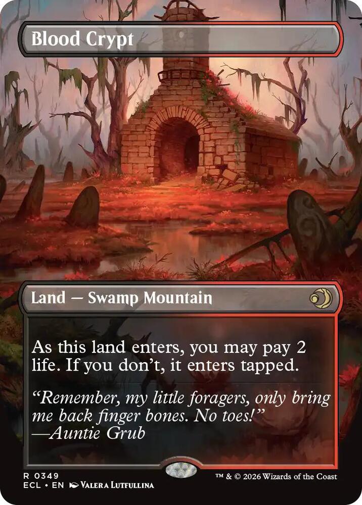 Blood Crypt (Borderless) - 349: Lorwyn Eclipsed