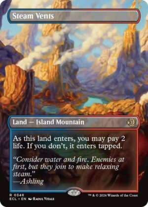 Steam Vents (Borderless) - 348: Lorwyn Eclipsed