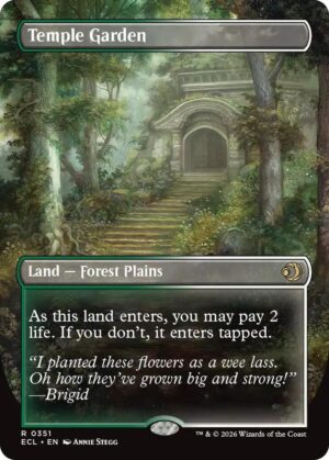 Temple Garden (Borderless) - 351: Lorwyn Eclipsed