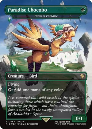 Paradise Chocobo - Birds of Paradise (Borderless) - 483: Commander: FINAL FANTASY
