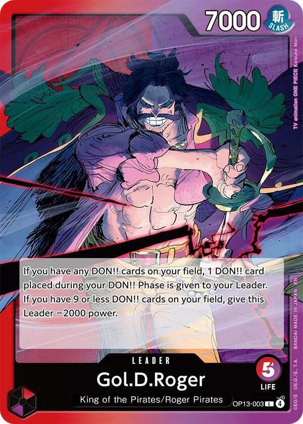 Gol.D.Roger (003) - OP13-003: Carrying On His Will