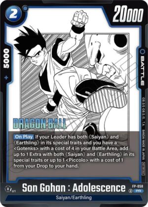 Son Gohan : Adolescence - FP-058: Tournament and Championship Promos