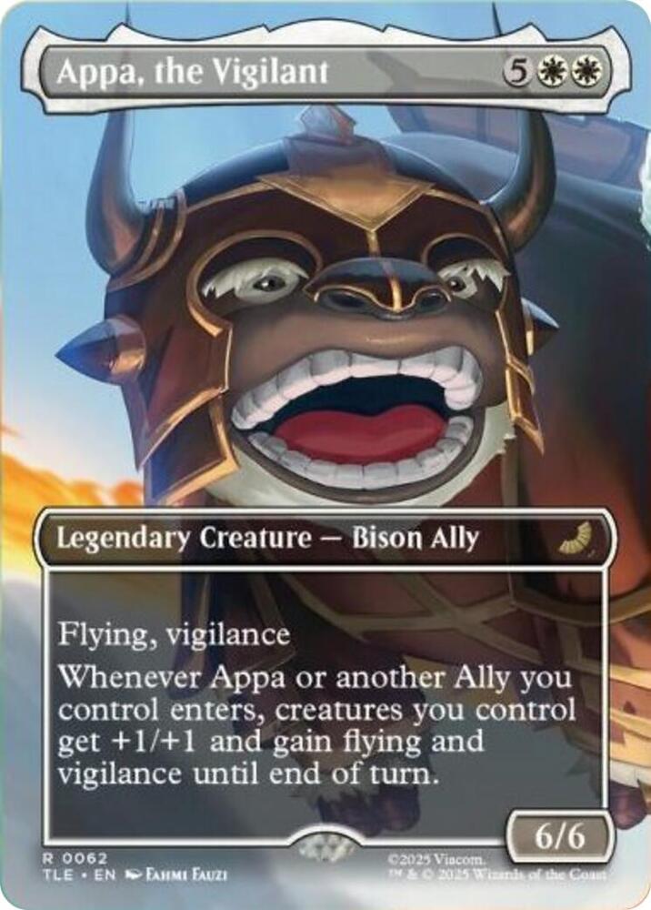 Appa, the Vigilant (Borderless) - 62: Avatar: The Last Airbender: Eternal-Legal