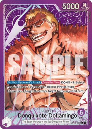 Donquixote Doflamingo - OP14-060 (Alternate Art) - OP14-060: The Azure Sea's Seven