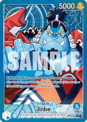 Jinbe - OP14-040 (Alternate Art) - OP14-040: The Azure Sea's Seven