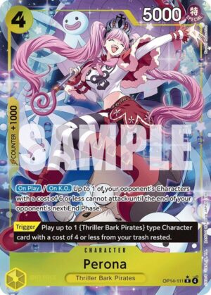 Perona - OP14-111 (Alternate Art) - OP14-111: The Azure Sea's Seven