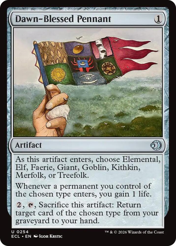 Dawn-Blessed Pennant - 254: Lorwyn Eclipsed