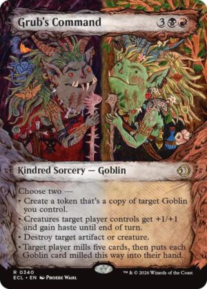 Grub's Command (Showcase) - 340: Lorwyn Eclipsed