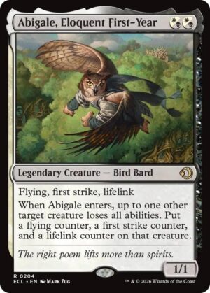 Abigale, Eloquent First-Year - 204: Lorwyn Eclipsed