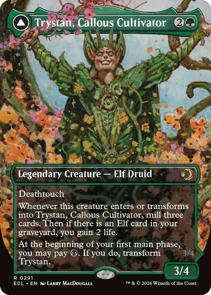Trystan, Callous Cultivator (Borderless) - 291: Lorwyn Eclipsed