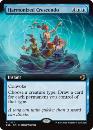 Harmonized Crescendo (Extended Art) - 357: Lorwyn Eclipsed