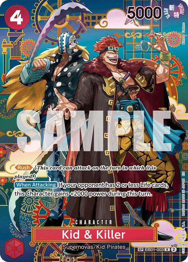 Kid & Killer - EB01-003 (SP) - EB01-003: The Azure Sea's Seven