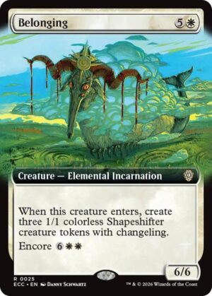 Belonging (Extended Art) - 25: Commander: Lorwyn Eclipsed