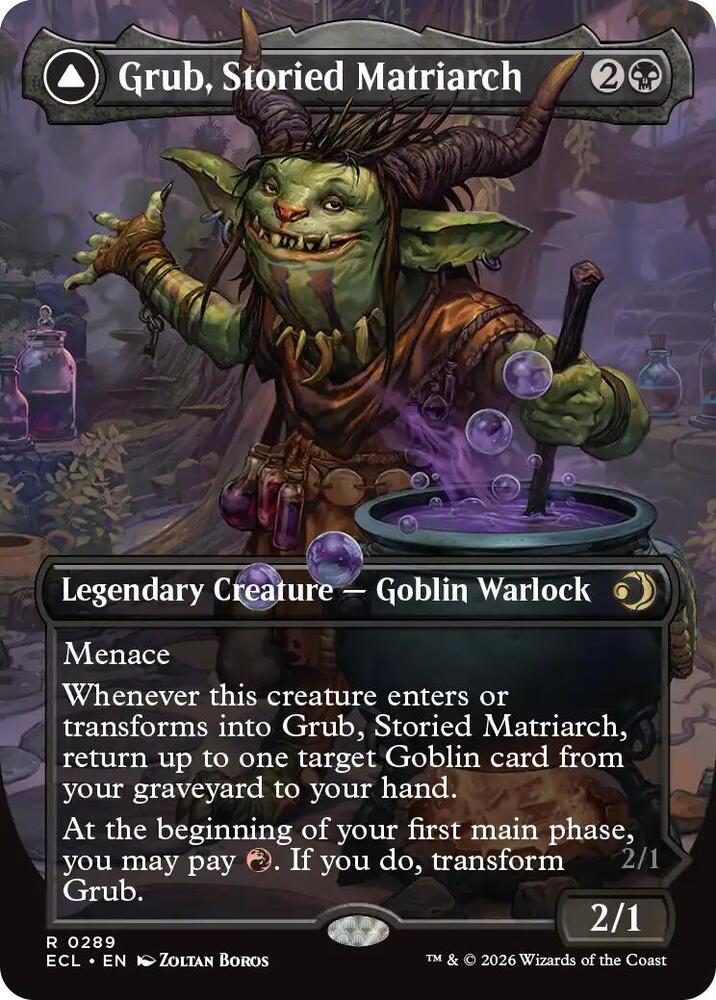 Grub, Storied Matriarch (Borderless) - 289: Lorwyn Eclipsed