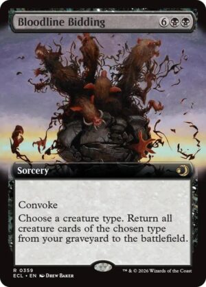 Bloodline Bidding (Extended Art) - 359: Lorwyn Eclipsed