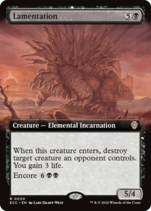 Lamentation (Extended Art) - 30: Commander: Lorwyn Eclipsed