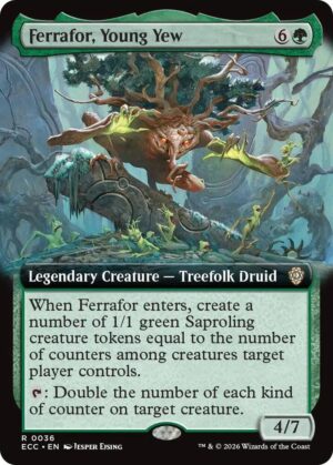 Ferrafor, Young Yew (Extended Art) - 36: Commander: Lorwyn Eclipsed