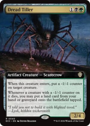 Dread Tiller (Extended Art) - 40: Commander: Lorwyn Eclipsed