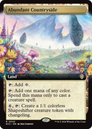 Abundant Countryside (Extended Art) - 42: Commander: Lorwyn Eclipsed