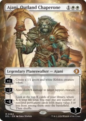 Ajani, Outland Chaperone (Borderless) - 284: Lorwyn Eclipsed
