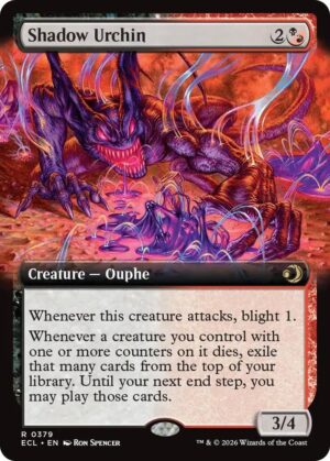 Shadow Urchin (Extended Art) - 379: Lorwyn Eclipsed