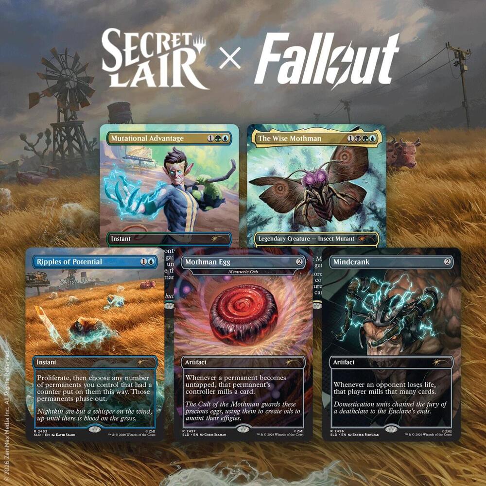 Secret Lair Drop: Secret Lair x Fallout: Rad - Non-Foil Edition: Secret Lair Drop Series