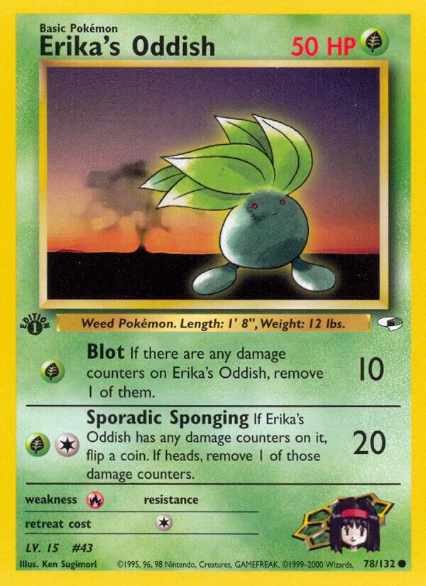 Erika's Oddish (78) - 078/132: Gym Heroes