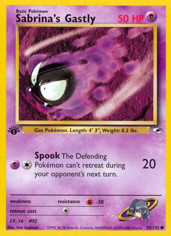 Sabrina's Gastly - 093/132: Gym Heroes