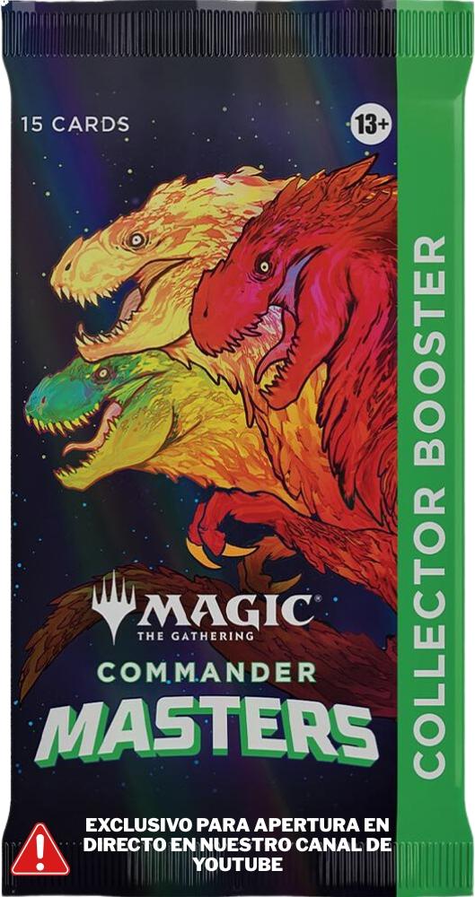 Commander Masters (CMM) - Collector Booster Pack (Exclusivo para apertura en directos de Boosterlandia)