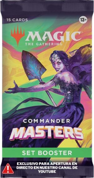 Commander Masters (CMM) - Set Booster Pack (Exclusivo para apertura en directos de Boosterlandia)
