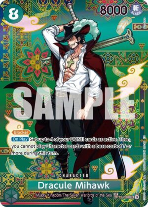 Dracule Mihawk - OP12-030 (SP) - The Azure Sea's Seven (OP14) - OP12-030