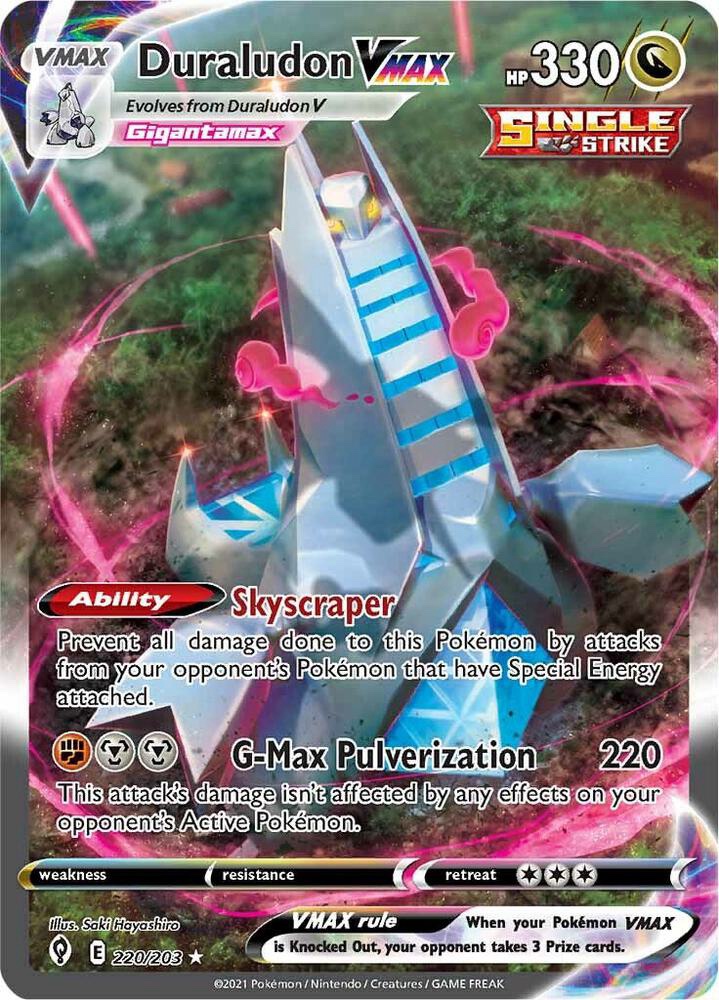 Duraludon VMAX (Alternate Art Secret) - 220/203: SWSH07: Evolving Skies