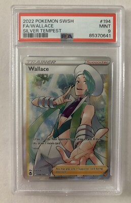Wallace Full Art - 194/195: Silver Tempest — PSA 9 Mint