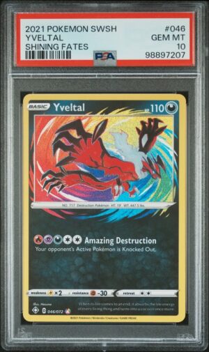Yveltal - 46/72: Shining Fates PSA 10