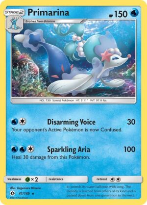 Primarina - 41/149: SM Base Set