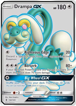 Drampa GX (Full Art) - 142/145: SM - Guardians Rising