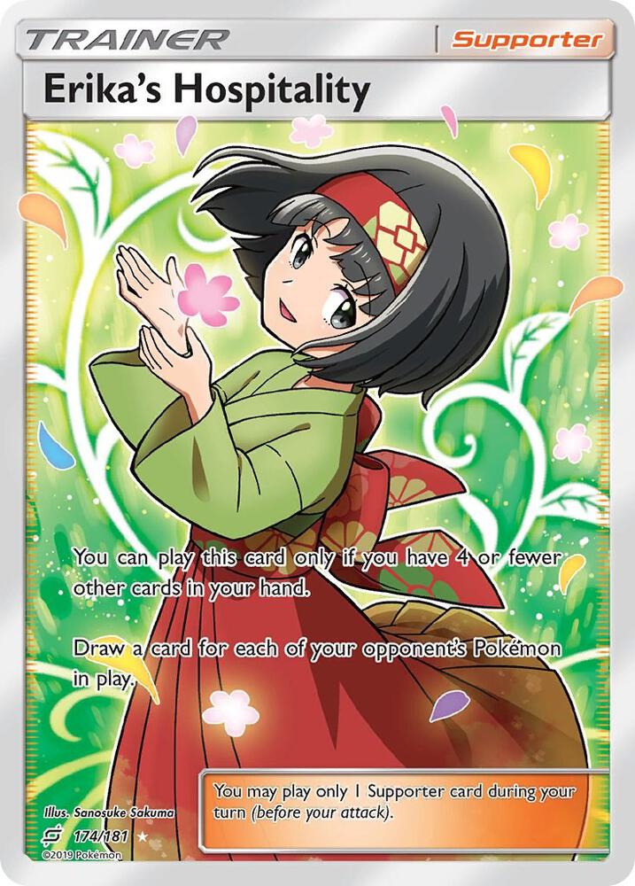 Erika's Hospitality (Full Art) - 174/181: SM - Team Up