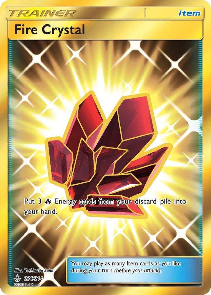 Fire Crystal (Secret) - 231/214: SM - Unbroken Bonds