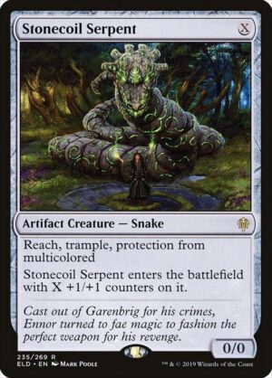 Stonecoil Serpent - 235: Throne of Eldraine
