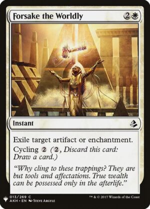 Forsake the Worldly - 13: The List Reprints
