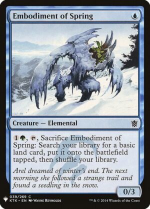 Embodiment of Spring - 39: The List Reprints