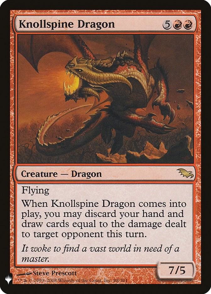 Knollspine Dragon - 98/301: The List Reprints