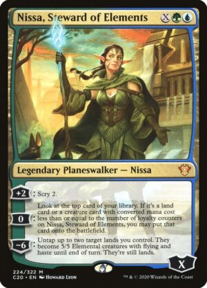 Nissa, Steward of Elements - 224: Commander 2020