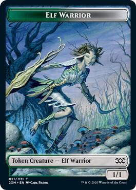 Elf Warrior Token - 21: Double Masters
