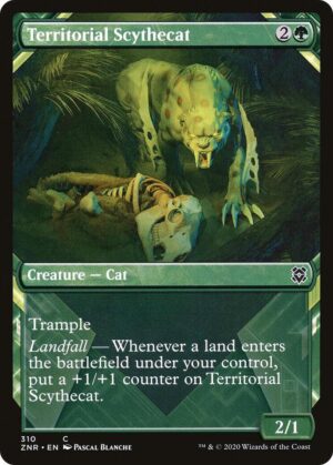 Territorial Scythecat (Showcase) - 310: Zendikar Rising