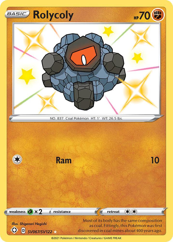 Rolycoly - SV067/SV122: Shining Fates: Shiny Vault