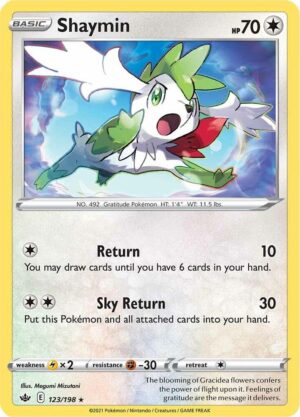 Shaymin - 123/198: SWSH06: Chilling Reign