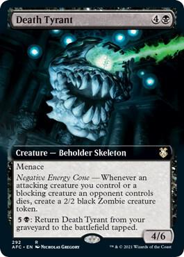 Death Tyrant (Extended Art) - 292: Commander: Adventures in the Forgotten Realms
