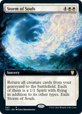 Storm of Souls (Extended Art) - 47: Commander: Innistrad: Crimson Vow